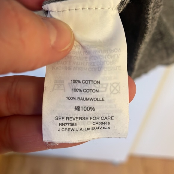 J. Crew Men’s crewneck gray sweater - Picture 5 of 5